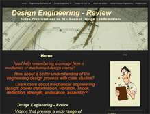 Tablet Screenshot of designengineeringreview.com